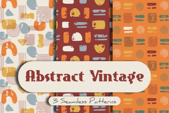 Abstract Vintage Seamless Patterns