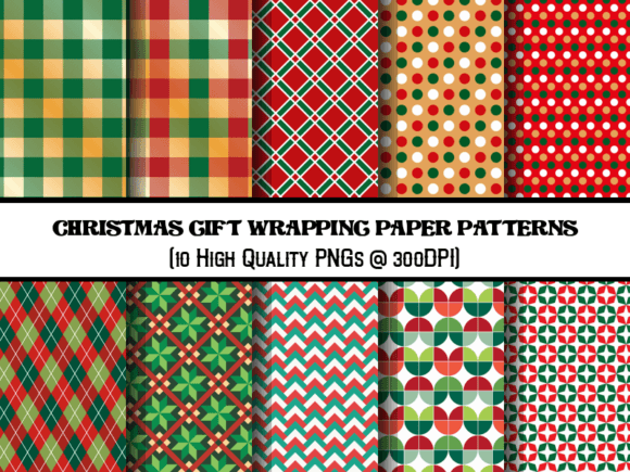 Christmas Gift Wrapping Paper Patterns
