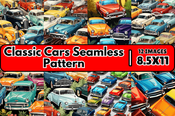 Classic Cars Patterns: A Creative Resource for Crafting Enthusiasts