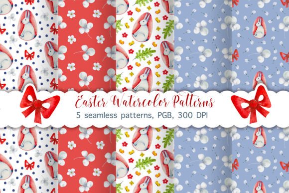 Easter Watercolor Patterns: A Beautiful Blend of Tradition and Modern Design