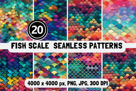 Fish Scale Seamless Patterns: A Modern Design Solution for Creative Professionals