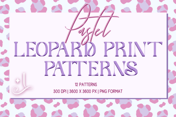 Pastel Leopard Print Patterns