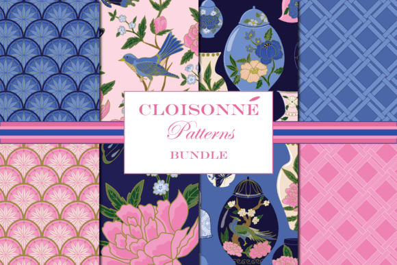 Pink and Blue Cloisonne Patterns: A Timeless Art in Modern Design
